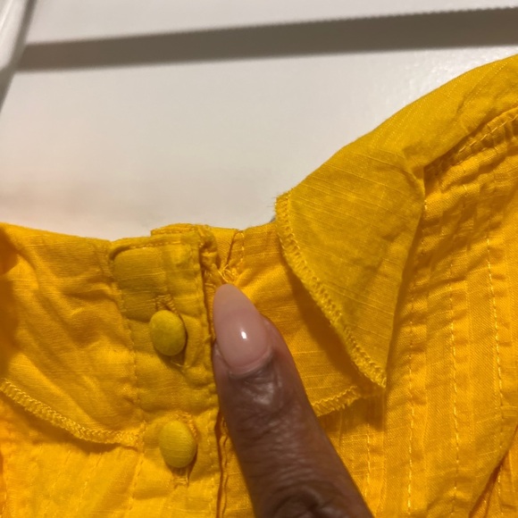 Anthropologie Maeve Arcadia Maxi Dress in marigold Size 0 - Picture 11 of 11